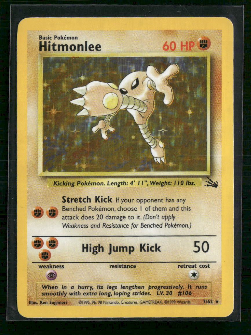 Hitmonlee (7) Fossil #07/62
