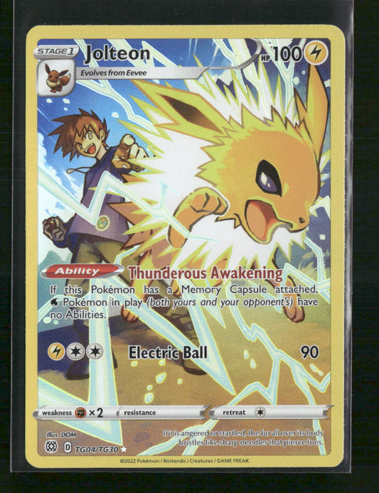 Jolteon SWSH09: Brilliant Stars Trainer Gallery #TG04/TG30