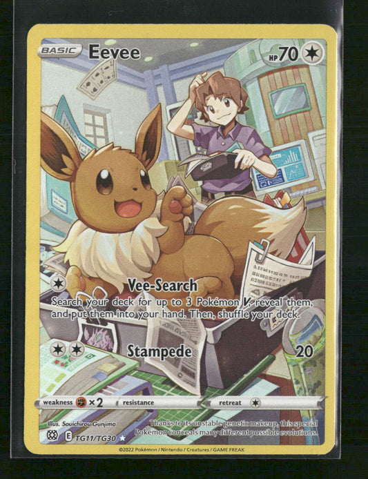 Eevee SWSH09: Brilliant Stars Trainer Gallery #TG11/TG30