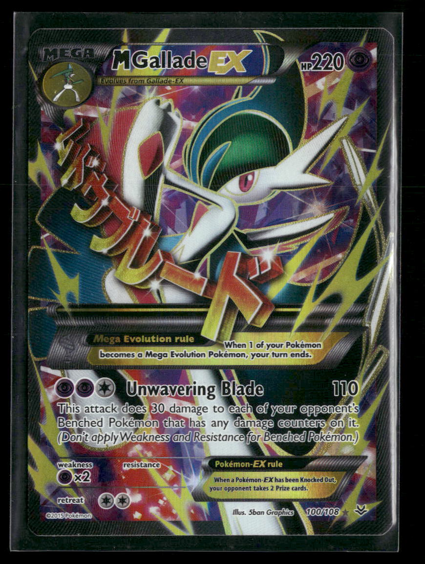 M Gallade EX (100 Full Art) XY - Roaring Skies #100/108