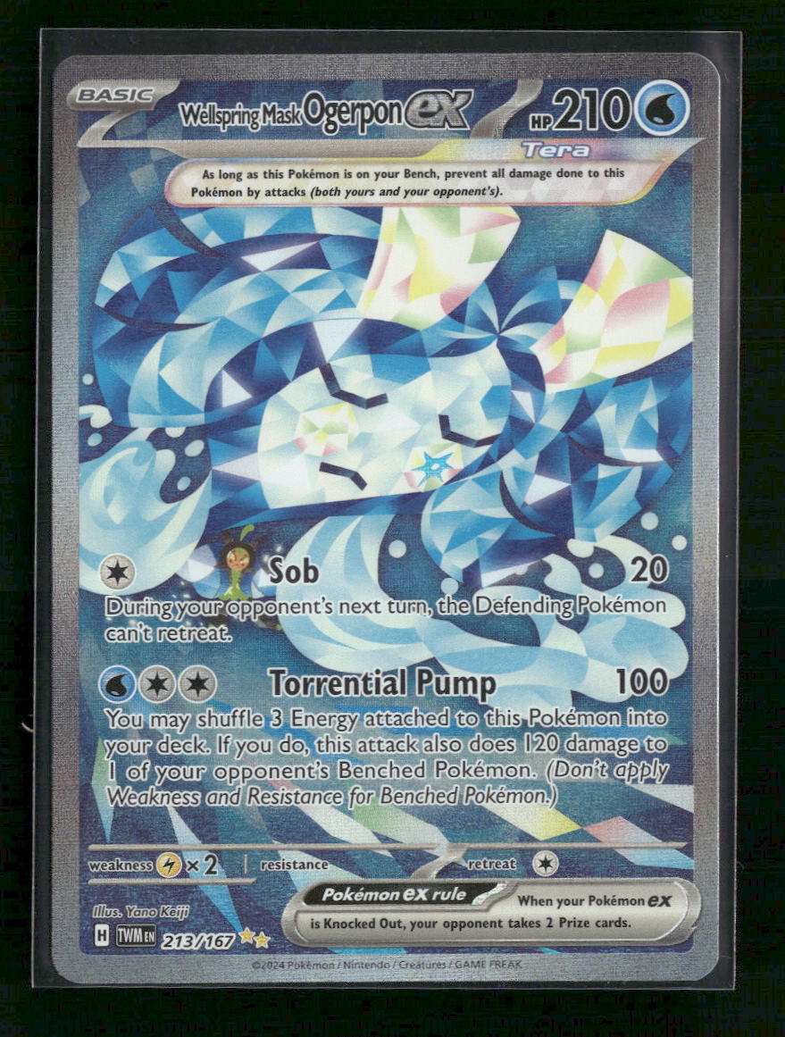 Wellspring Mask Ogerpon ex SV06: Twilight Masquerade #213/167