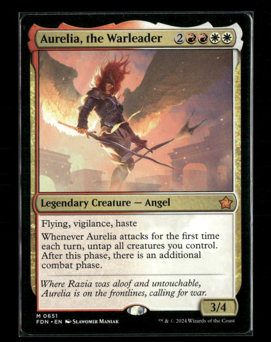 Aurelia, the Warleader Foundations #651
