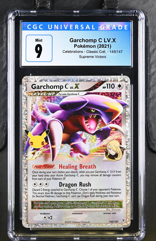 Garchomp C LV.X 2021 Celebrations - Classic Coll. #145/147 CGC
