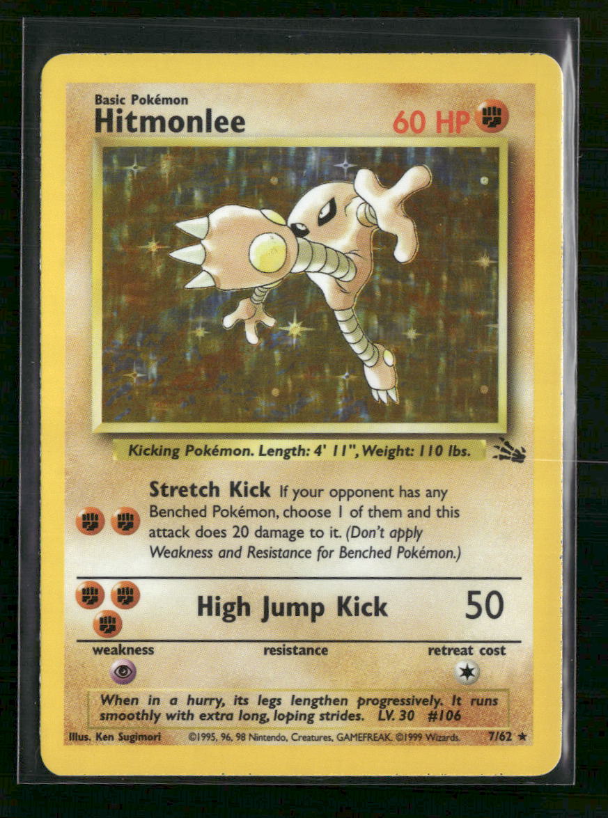 Hitmonlee (7) Fossil #07/62