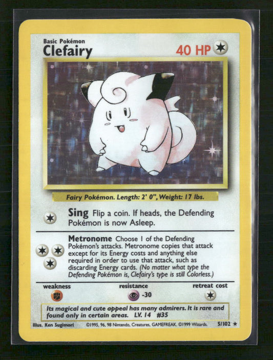 Clefairy Base Set #005/102
