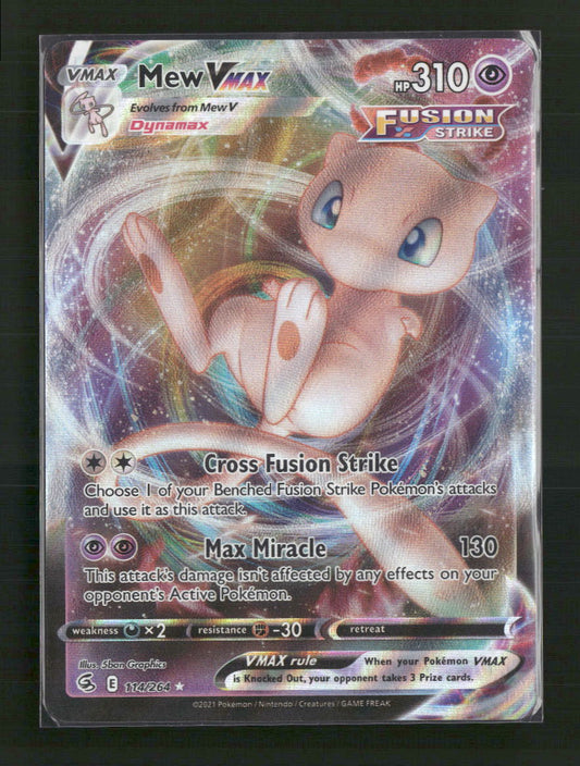Mew VMAX SWSH08: Fusion Strike #114/264