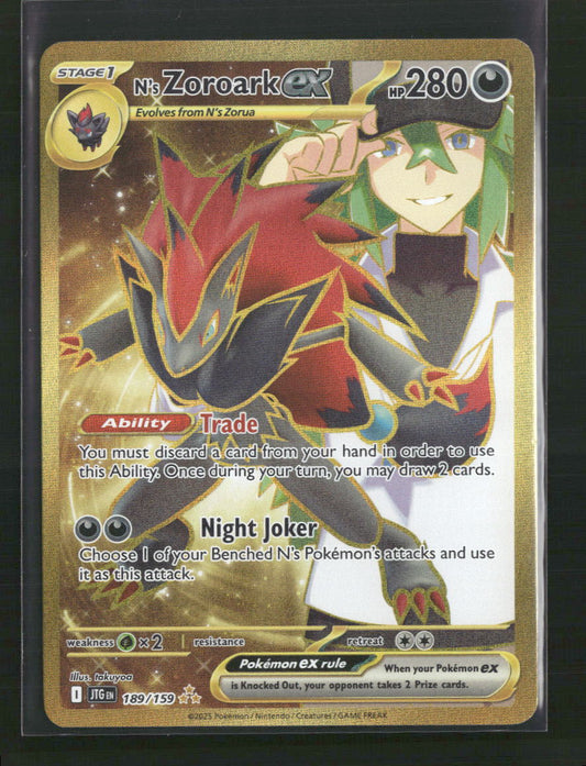 N's Zoroark ex SV09: Journey Together #189/159