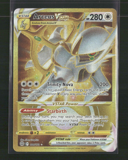 Arceus VSTAR (Secret) (184) SWSH09: Brilliant Stars #184/172