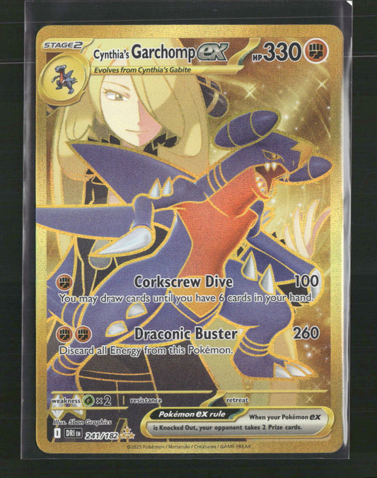 Cynthia's Garchomp ex SV10: Destined Rivals #241/182