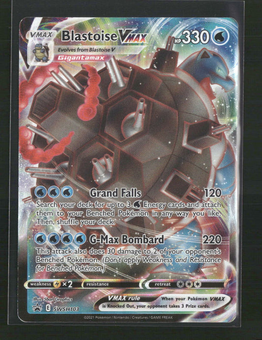 Blastoise VMAX SWSH: Sword & Shield Promo Cards #SWSH103
