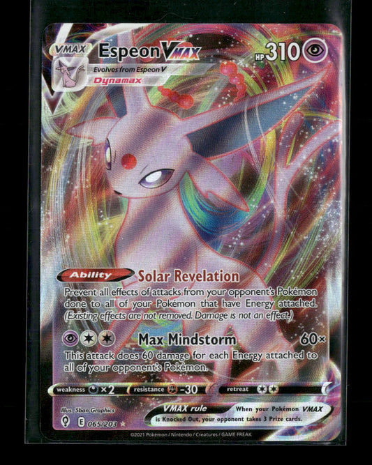 Espeon VMAX SWSH07: Evolving Skies #065/203