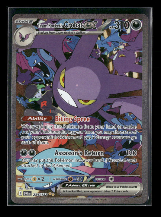 Team Rocket's Crobat ex SV10: Destined Rivals #234/182