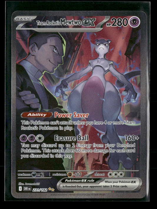 Team Rocket's Mewtwo ex SV10: Destined Rivals #231/182
