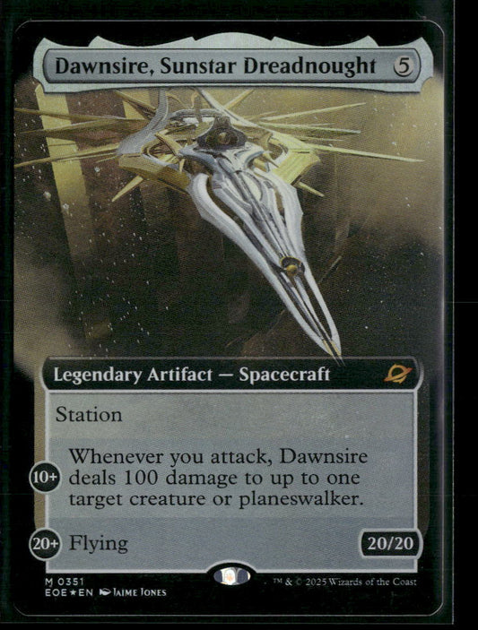 Dawnsire, Sunstar Dreadnought (Extended Art) Edge of Eternities #351
