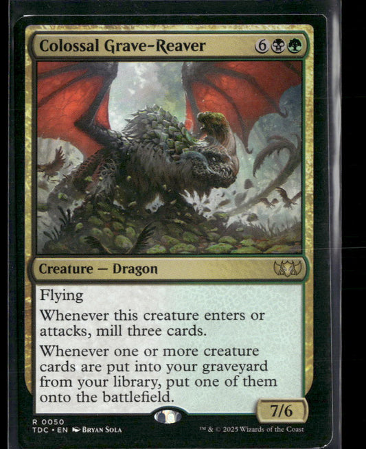 Colossal Grave-Reaver Commander: Tarkir: Dragonstorm #50