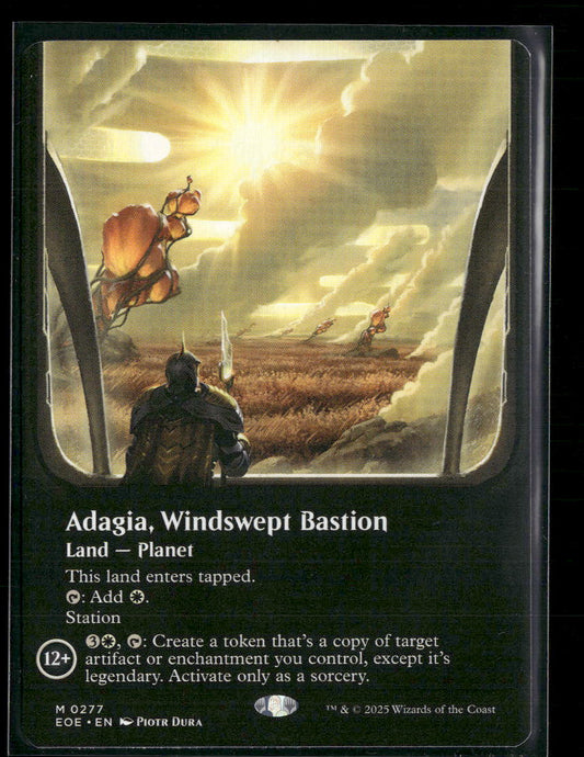 Adagia, Windswept Bastion (Borderless) Edge of Eternities #277