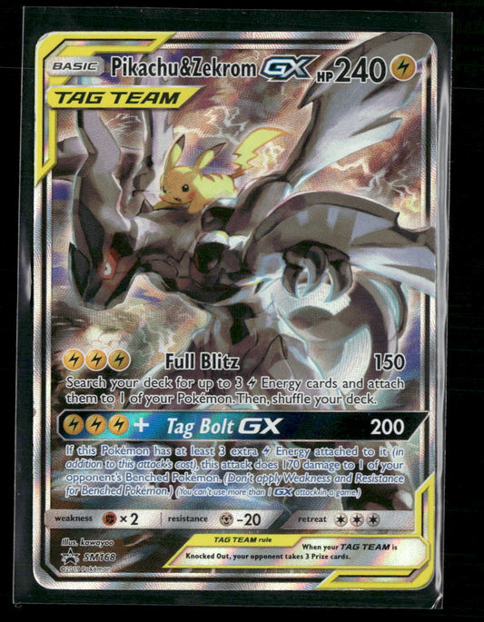 Pikachu & Zekrom GX SM Promos #SM168