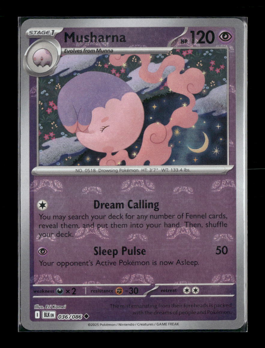 Musharna (Master Ball Pattern) SV: Black Bolt #036/086