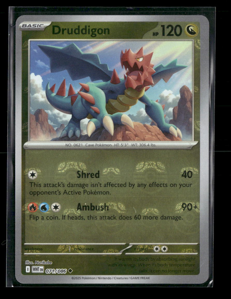 Druddigon (Master Ball Pattern) SV: White Flare #071/086