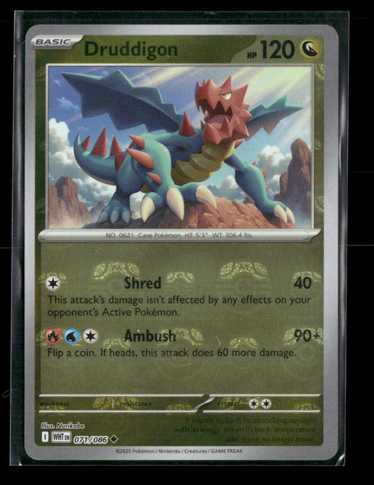 Druddigon (Master Ball Pattern) SV: White Flare #071/086