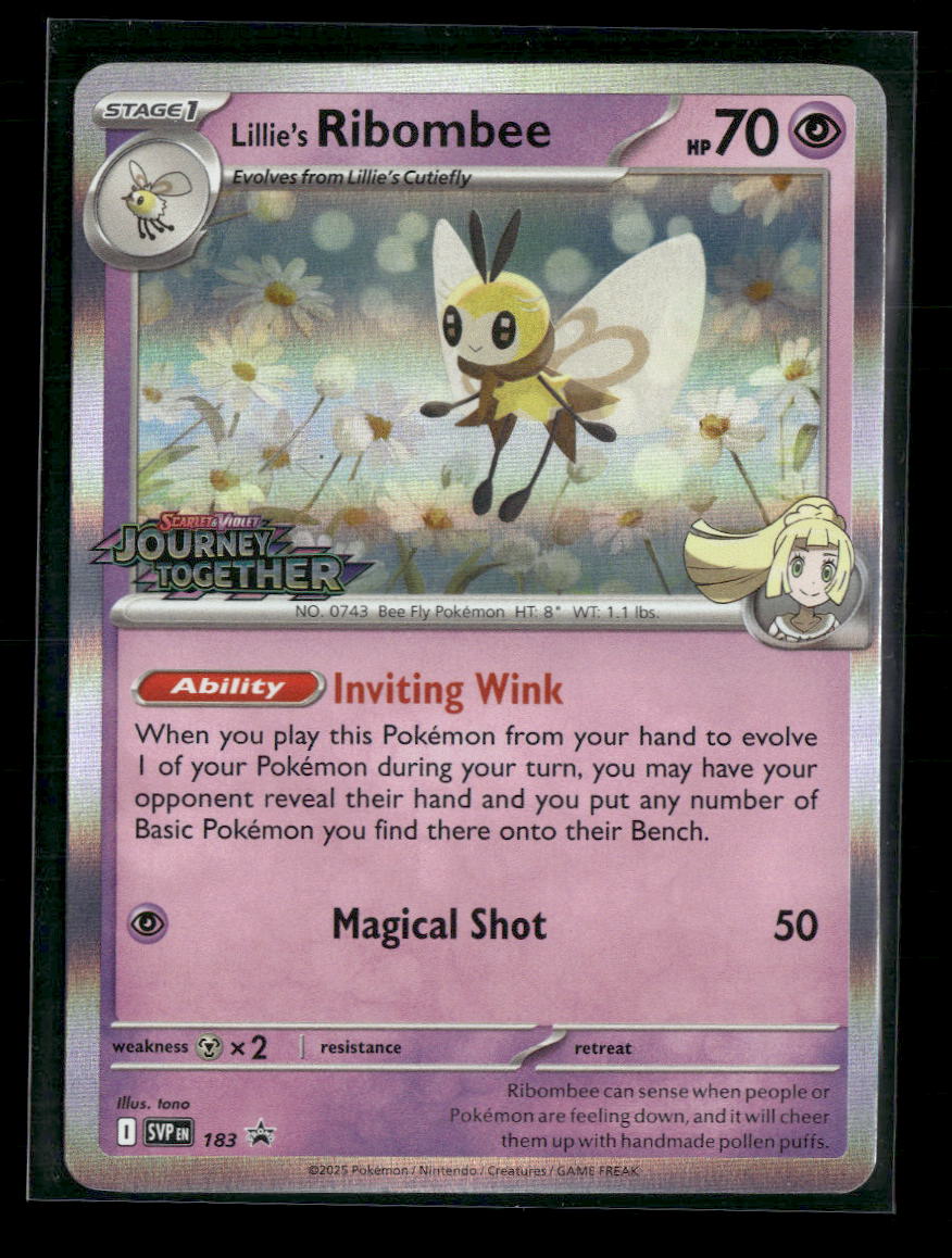 Lillie's Ribombee SV: Scarlet & Violet Promo Cards #183