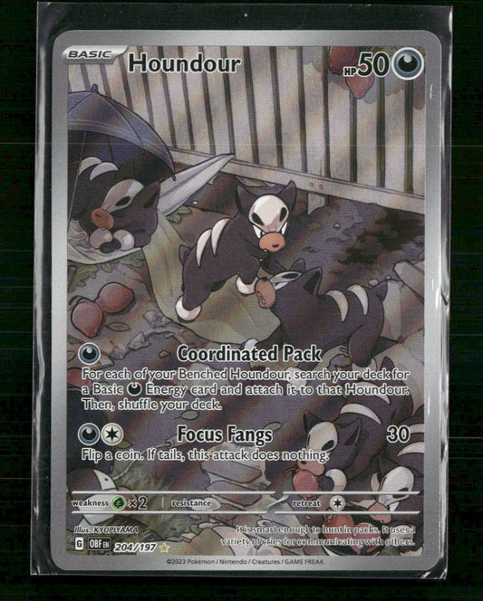Houndour SV03: Obsidian Flames #204/197