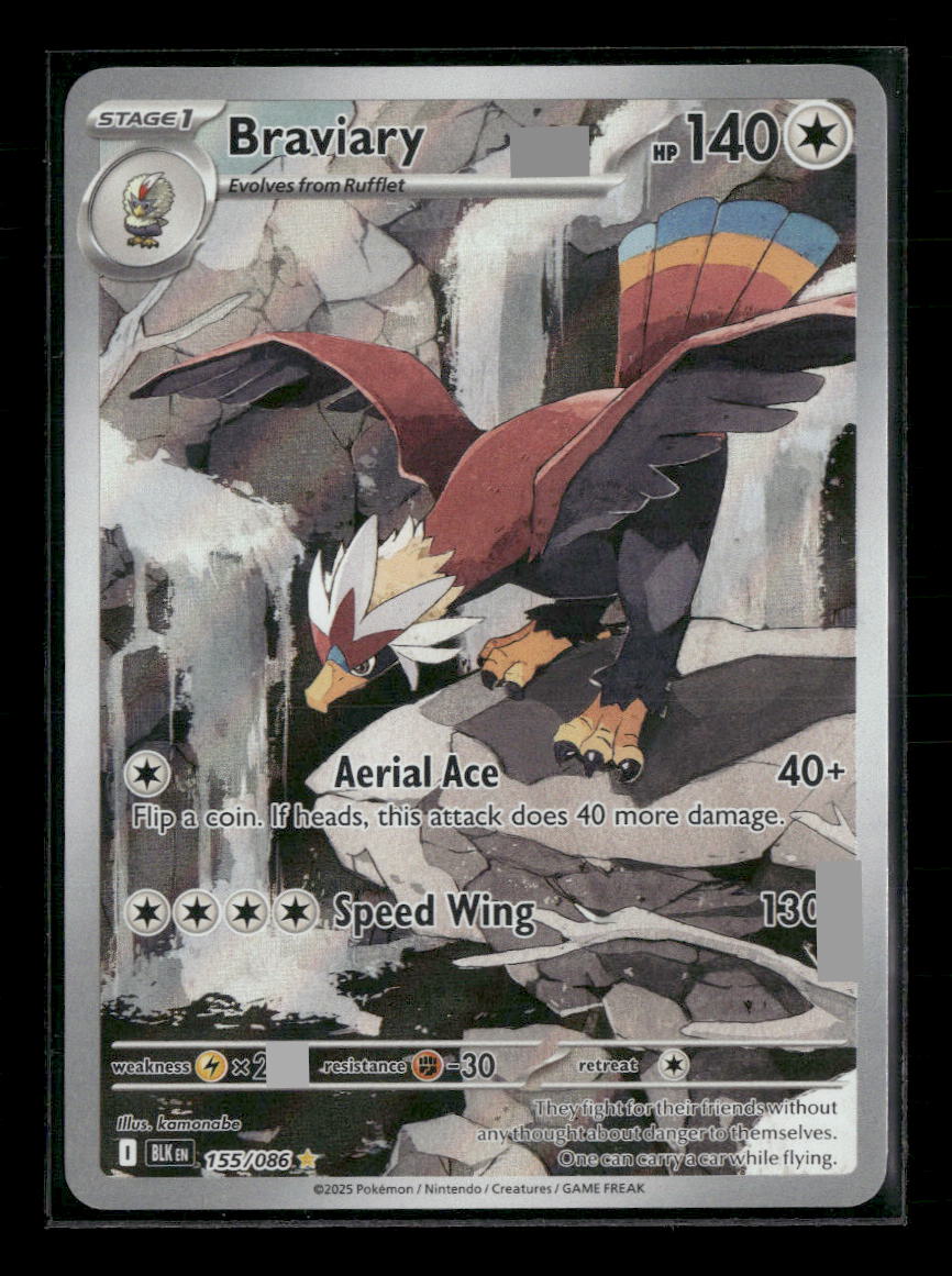 Braviary SV: Black Bolt #155/086