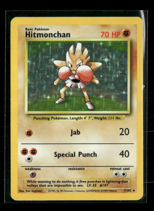 Hitmonchan Base Set #007/102