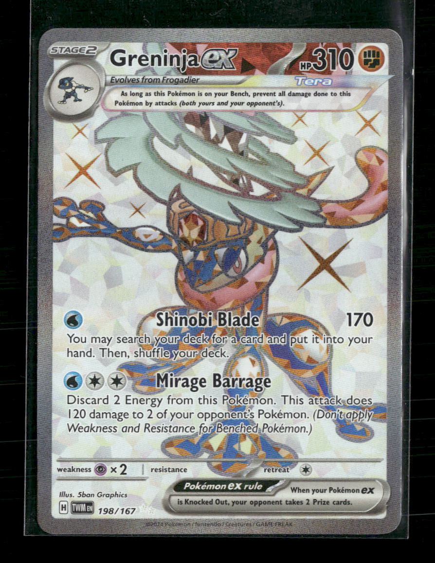 Greninja ex SV06: Twilight Masquerade #198/167