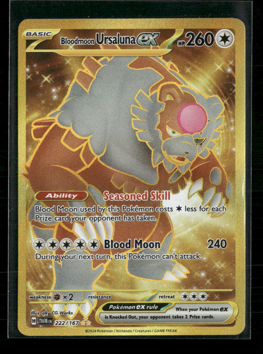 Bloodmoon Ursaluna ex SV06: Twilight Masquerade #222/167