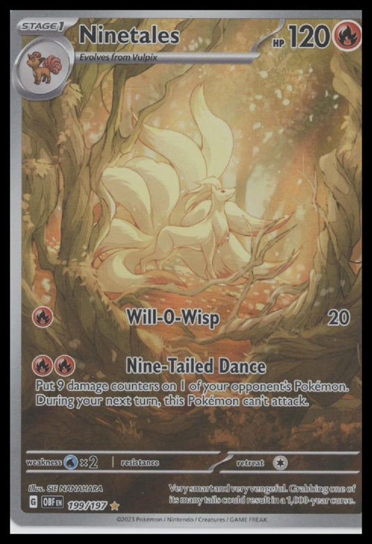Ninetales -199/197 SV03: Obsidian Flames #199/197
