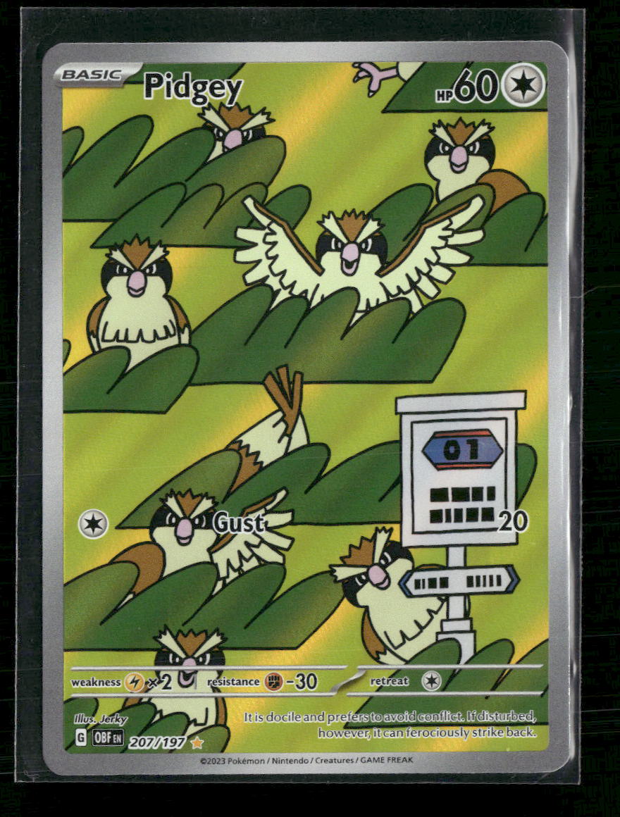 Pidgey SV03: Obsidian Flames #207/197