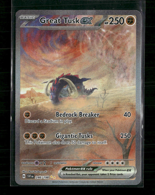 Great Tusk ex SV01: Scarlet & Violet Base Set #246/198