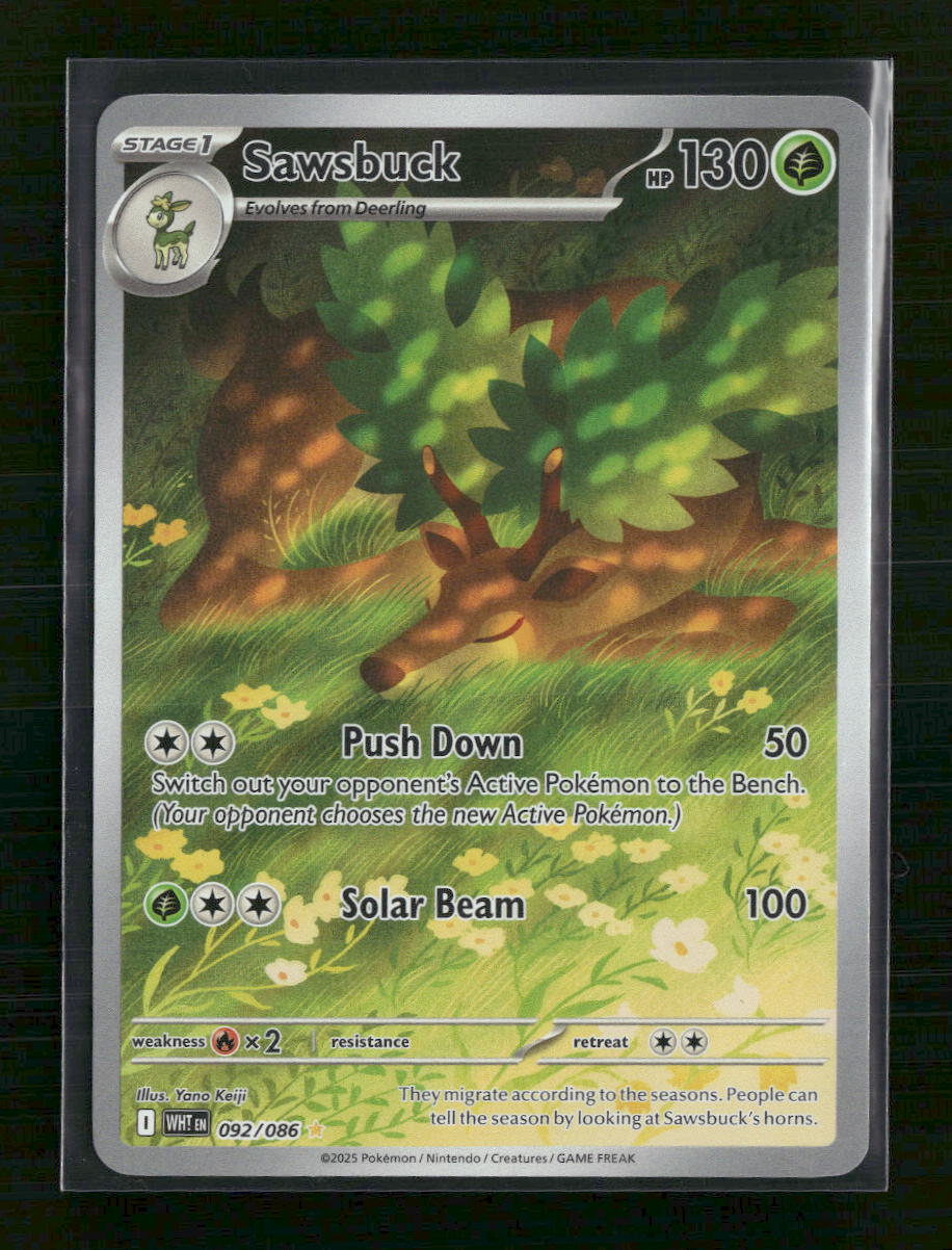 Sawsbuck SV: White Flare #092/086