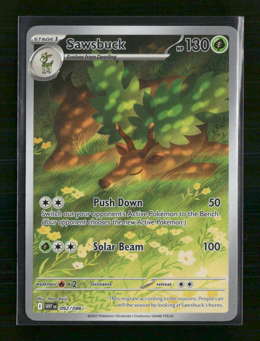 Sawsbuck SV: White Flare #092/086