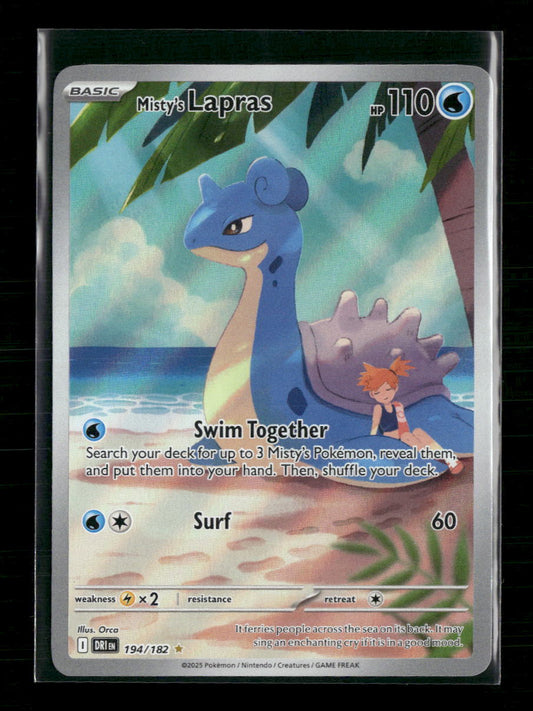 Misty's Lapras SV10: Destined Rivals #194/182