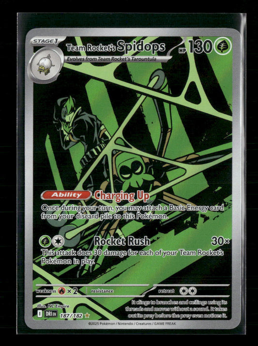 Team Rocket's Spidops SV10: Destined Rivals #187/182