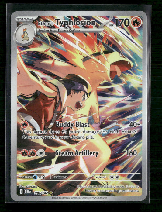 Ethan's Typhlosion SV10: Destined Rivals #190/182