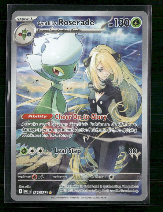 Cynthia's Roserade SV10: Destined Rivals #184/182