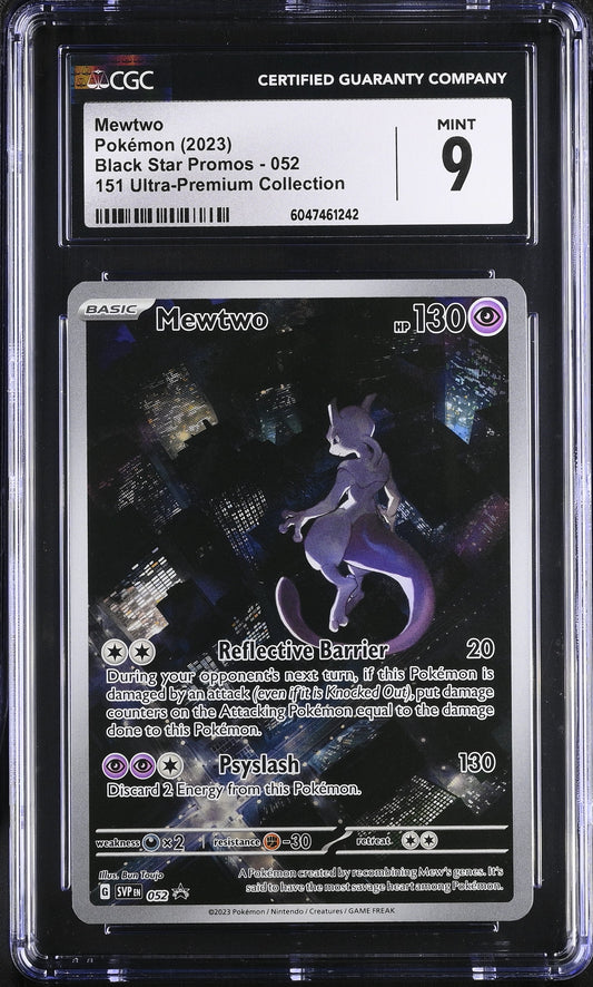 Mewtwo 2023 Black Star Promos #052 CGC 9