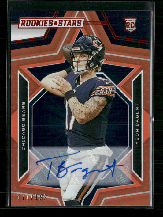 Tyson Bagent 2023 Panini Rookies & Stars #195 Orange