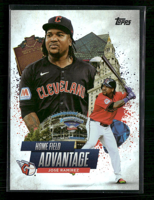 José Ramírez 2025 Topps #HA-27 Home Field Advantage