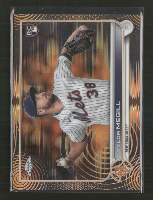 Tylor Megill 2022 Topps Chrome #212 Orange Refractor #/25