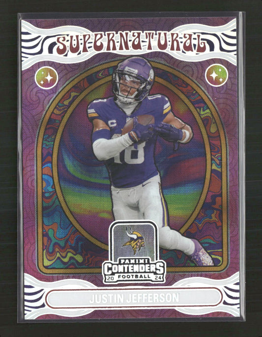 Justin Jefferson 2024 Panini Contenders #7 Supernatural