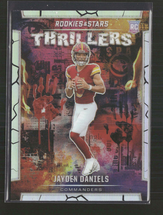 Jayden Daniels 2024 Panini Rookies & Stars #T-JDS Thrillers Longevity