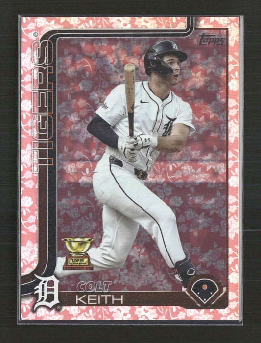 Colt Keith 2025 Topps #180 Holiday Flowers #/50