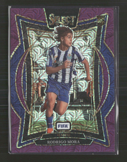 Rodrigo Mora 2024-25 Panini Select FIFA #50 Purple Mojo