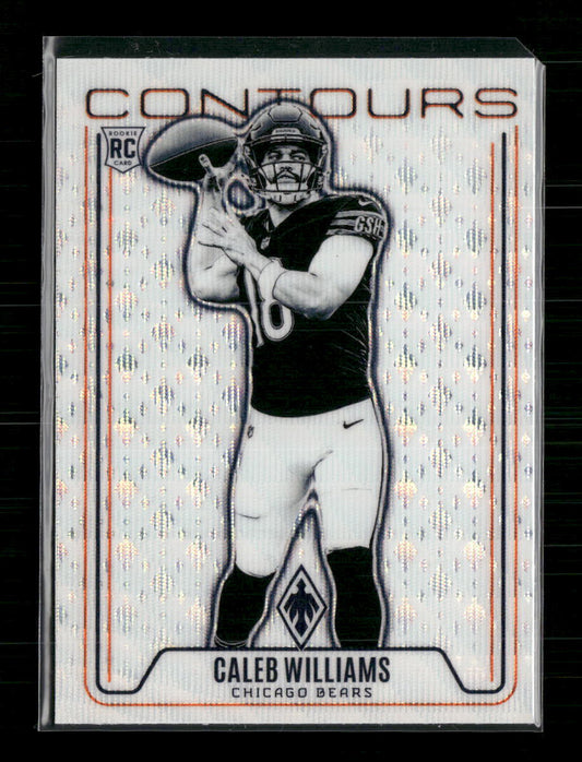 Caleb Williams 2024 Panini Phoenix #CON-CWS Contours Silver