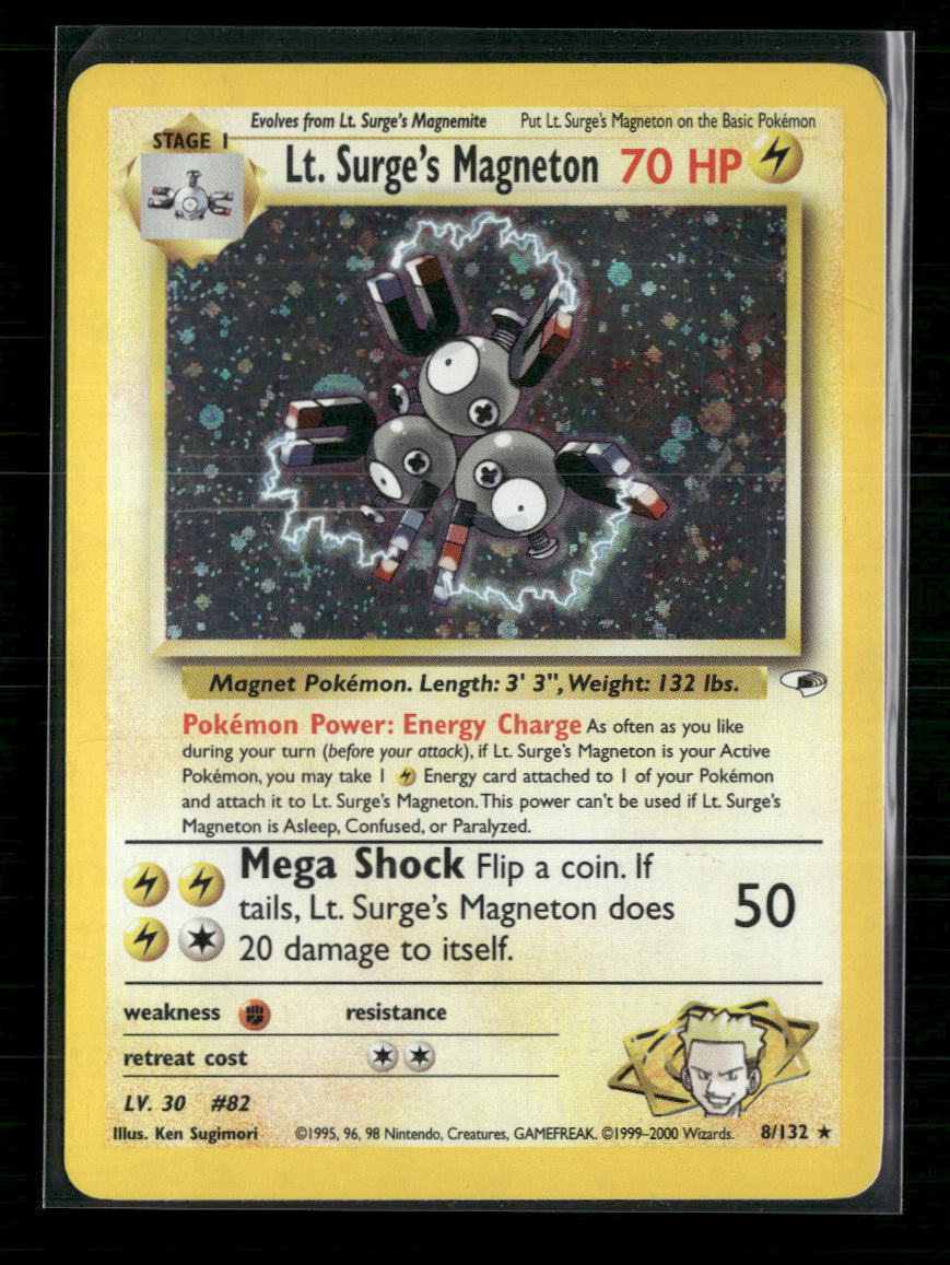 Lt. Surge's Magneton Gym Heroes #008/132