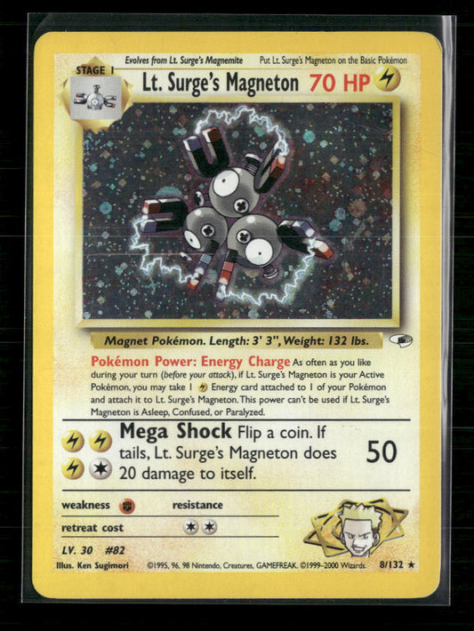 Lt. Surge's Magneton Gym Heroes #008/132